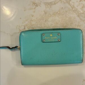 Kate Spade Aqua Blue Wallet